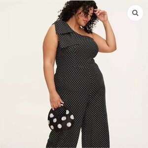 kate spade Black and White Polka Dot Jumpsuit